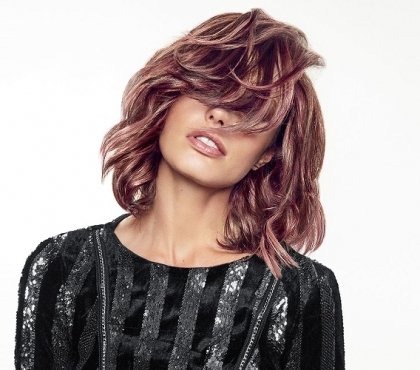 cheveux gold rose brun rosé nouvelle tendance coloration pour brunes