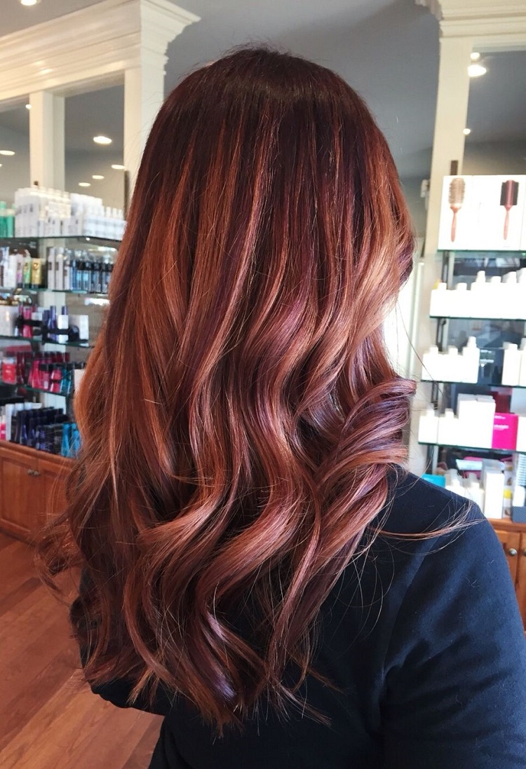 cheveux rose brown surprassent coloration gold rose 2019