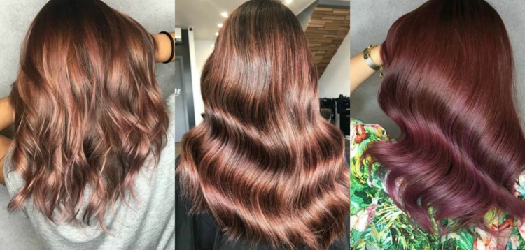 cheveux rose brown top tendances coloration pour brunettes 2019