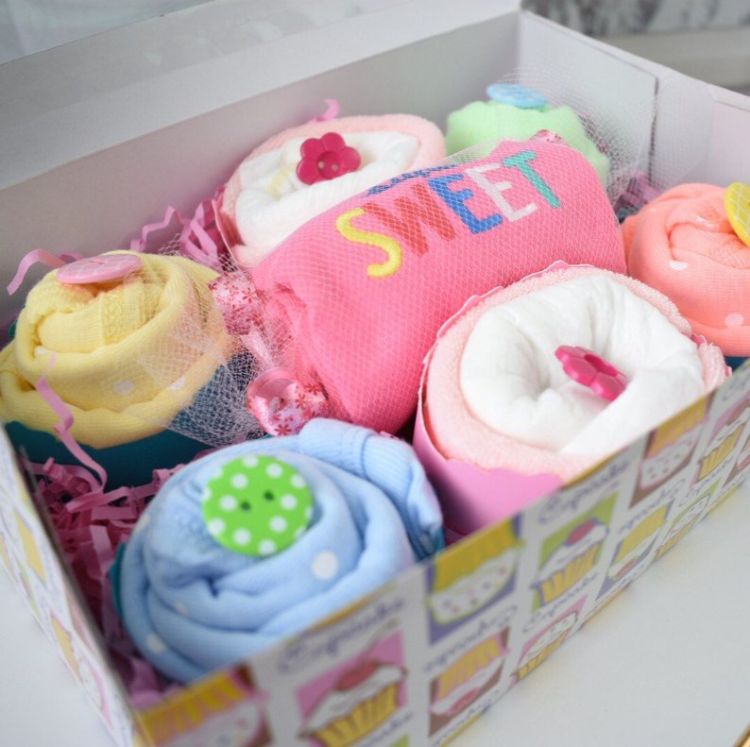 gâteau de couches DIY mini cupcakes pour fille garçon