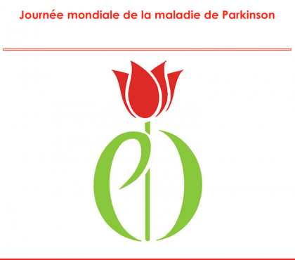journée mondiale de la maladie de Parkinson logo tulipe