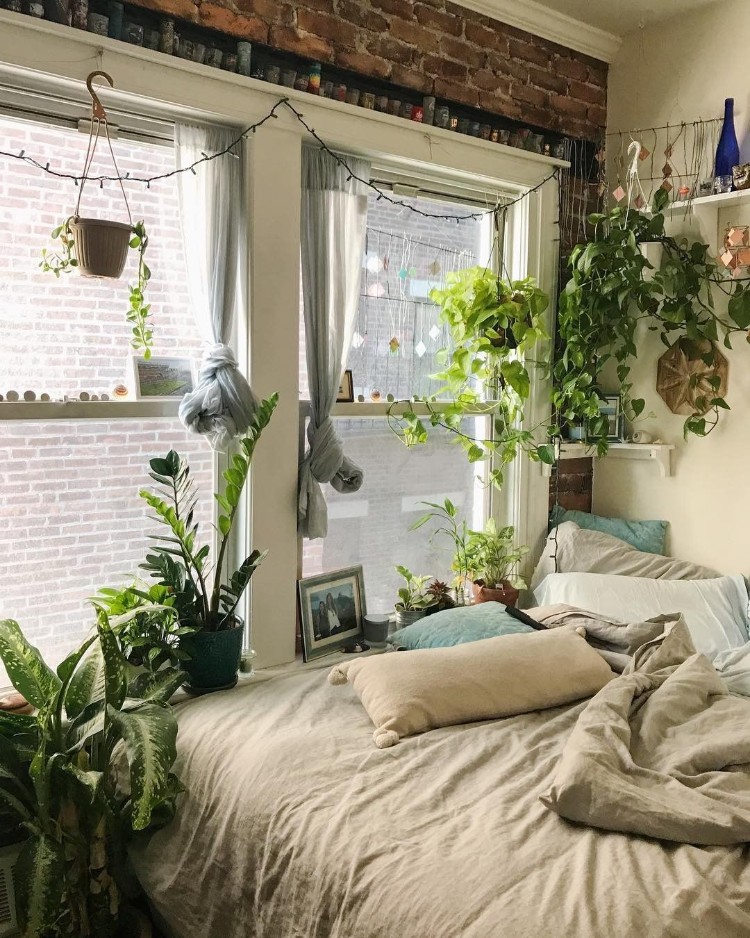 plante pour chambre à coucher plantes pots verdures idées déco coin sommeil