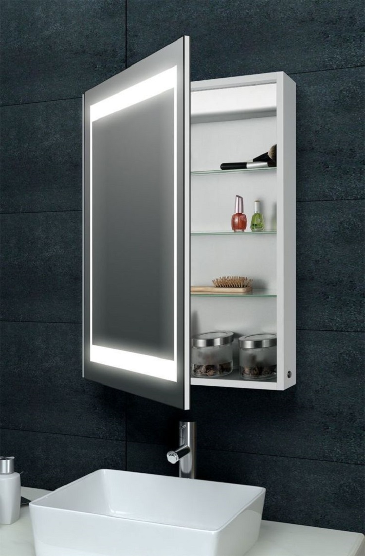 réglette d'éclairage LED meuble salle bain design idée pratique esthétique