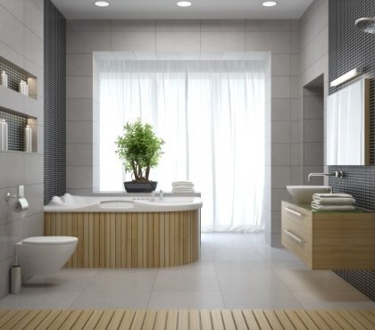 réglette d'éclairage LED salle bain design contemporain