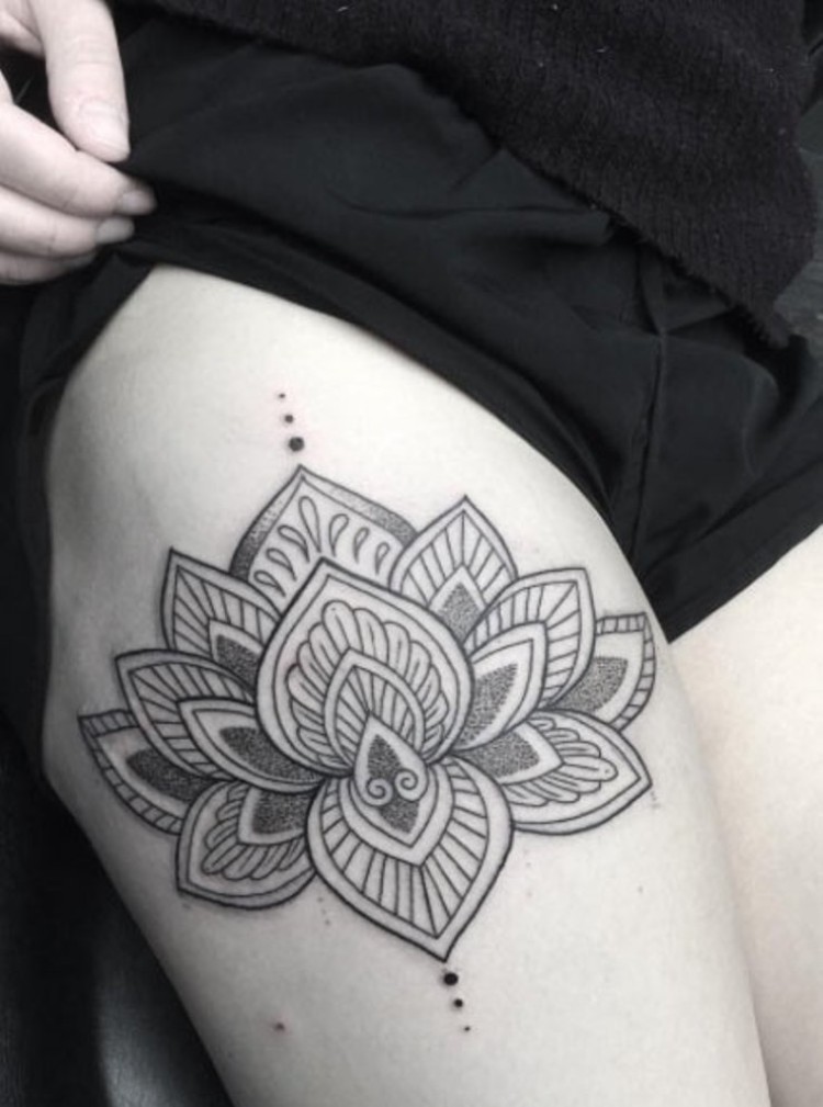 Tatouage Cuisse Femme Mandalanull