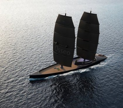 yacht de luxe Osseo design incroyable