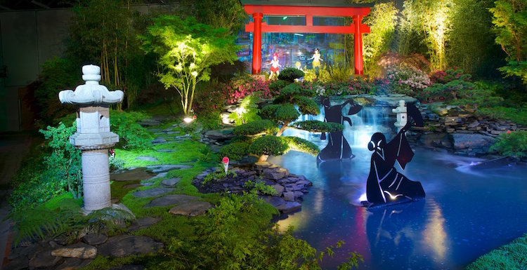 Les Floralies 2019 12eme edition theme Fleurs à vivre parc expositions Beaujoire image paysage japonais