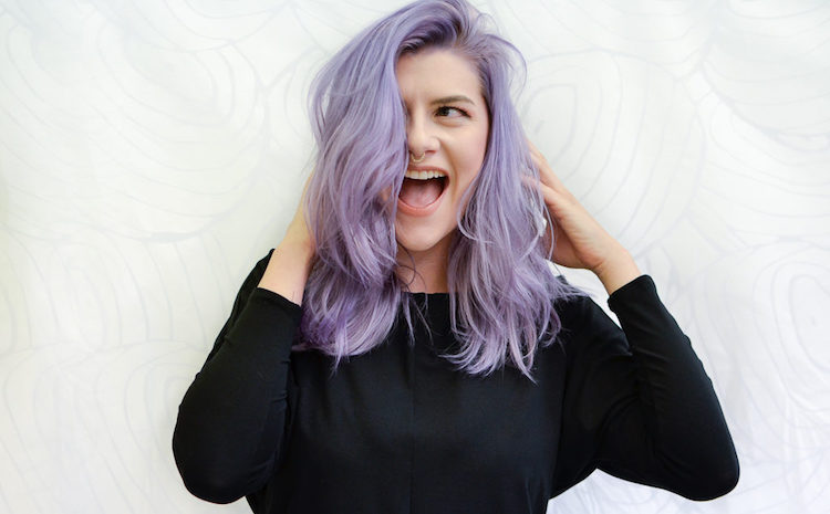 cheveux violet pastel conseils entretien