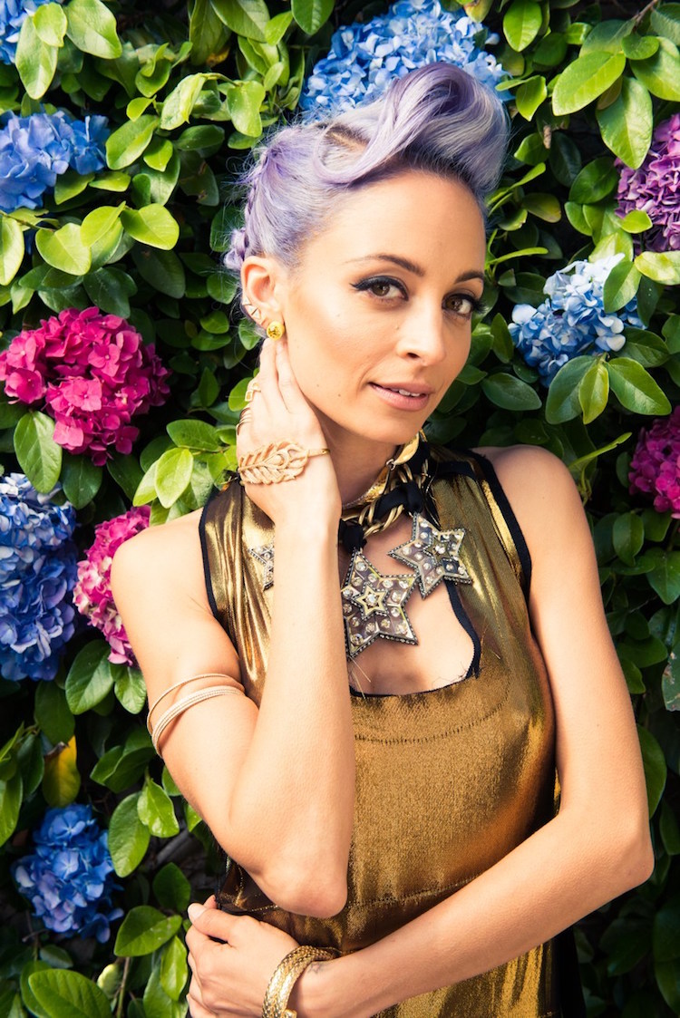 cheveux violet pastel inspiration star Nicole Richie