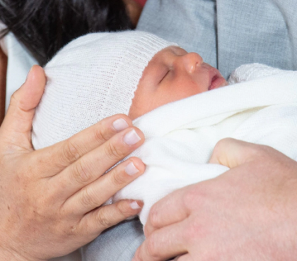 premières photos du nouveau-né bébé de Sussex