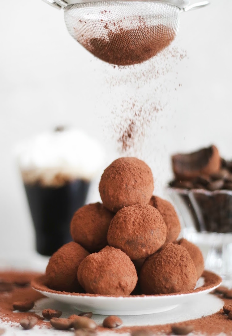 truffes vegan expresso chocolat