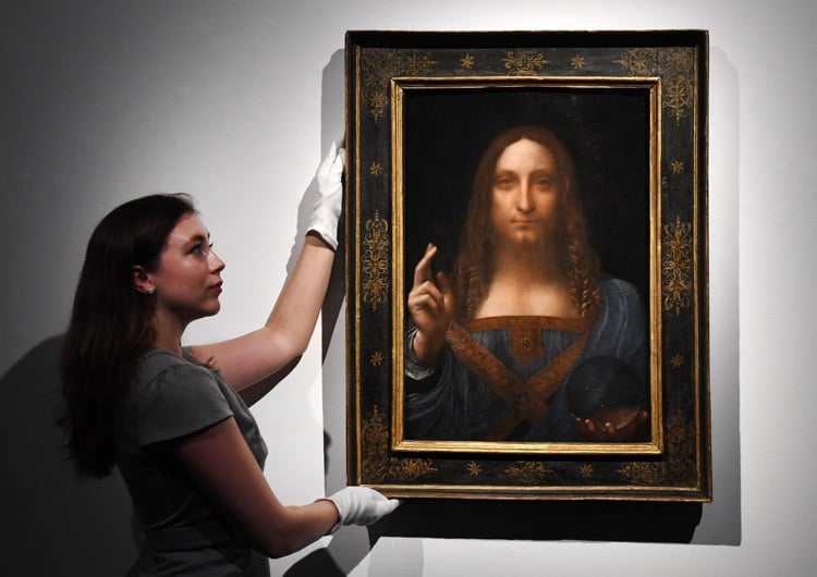 Salvator Mundi celebre toile Leonard de Vinci