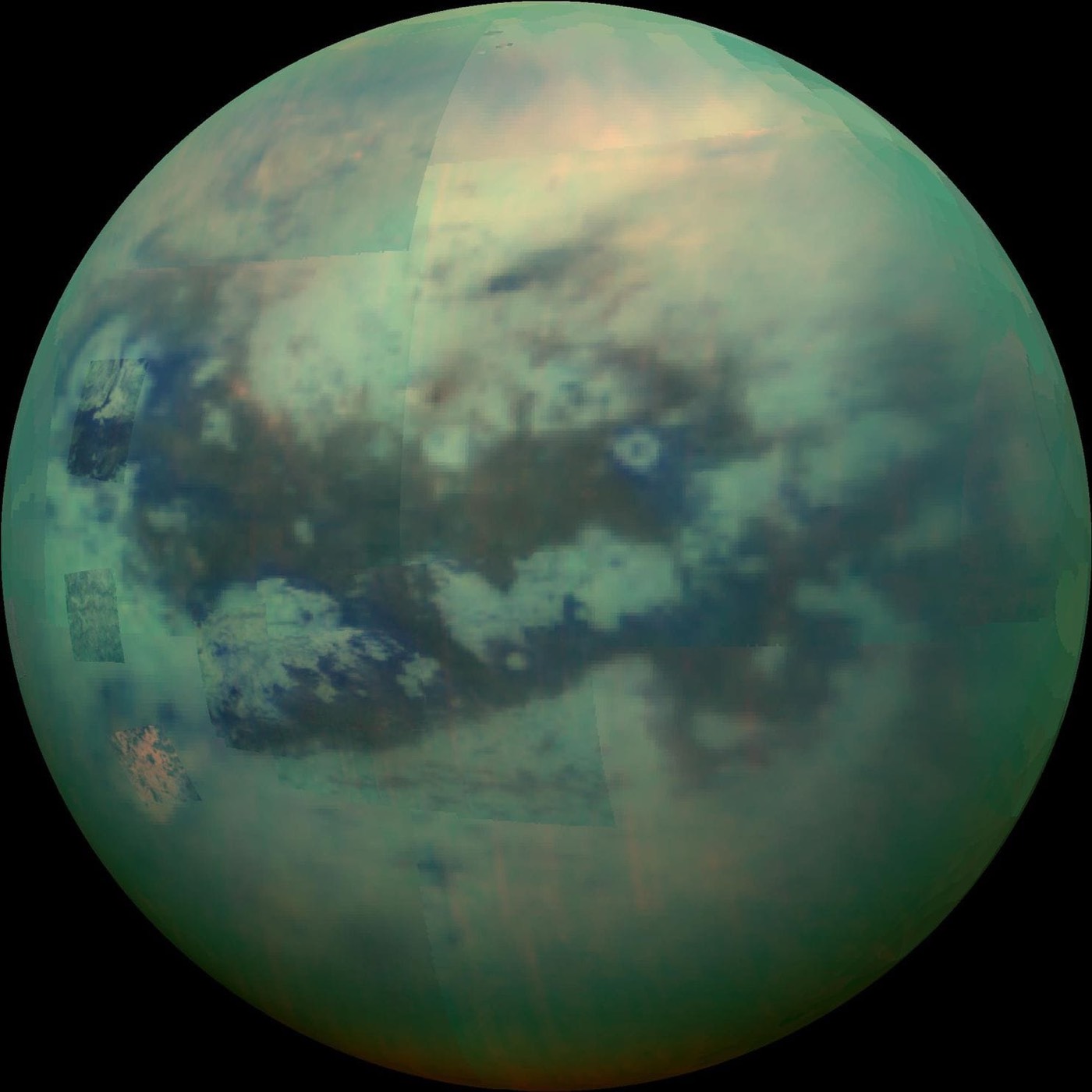 Titan principal satellite de Saturne mission Dragonfly NASA