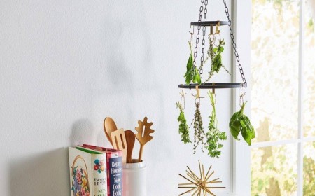 faire sécher des herbes aromatiques support suspendu cuisine