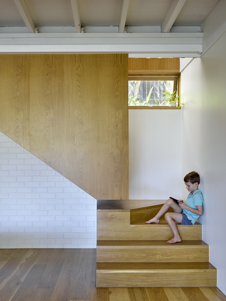 maison australienne design moderne intérieur en bois style minimaliste