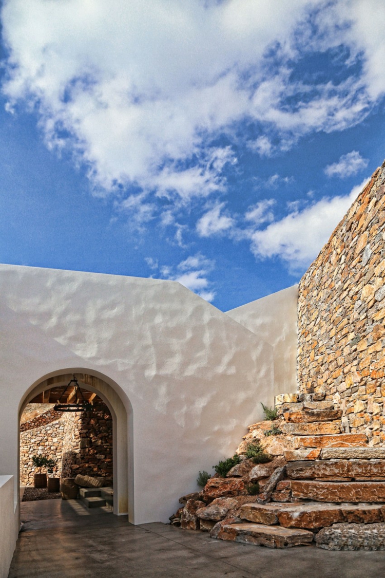 maisons de vacances Syros pierre naturelle