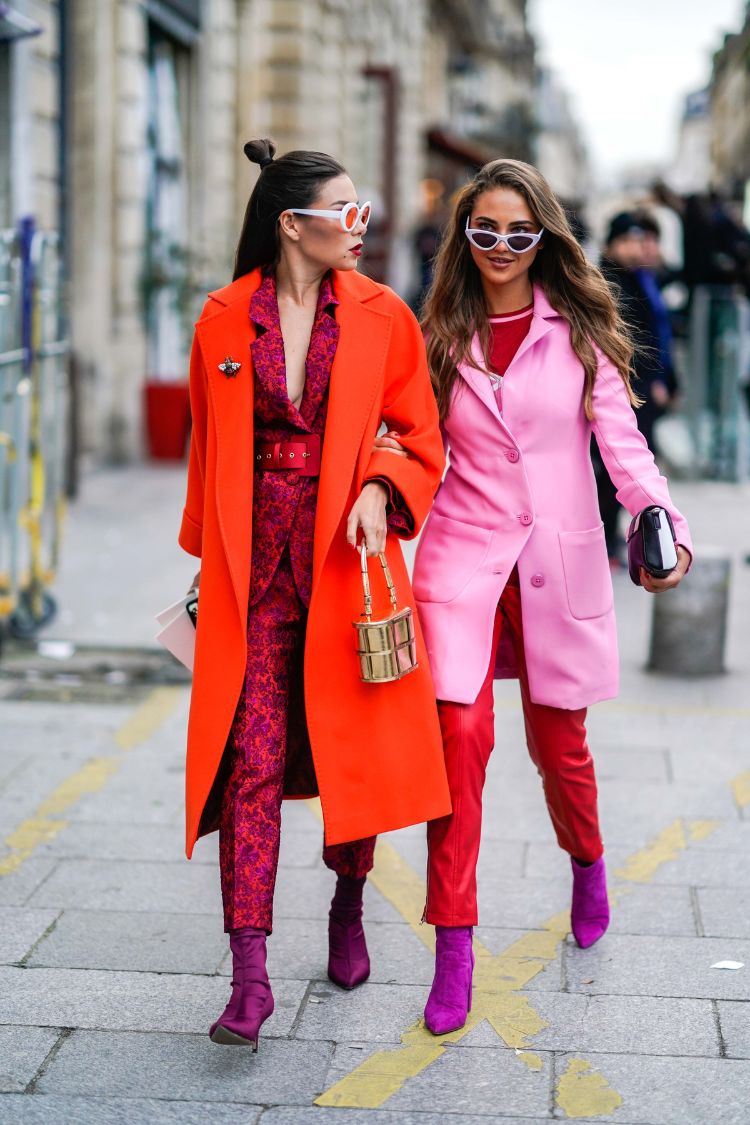 tendance mode femme 2019 comment porter les couleurs néon blocage des couleurs