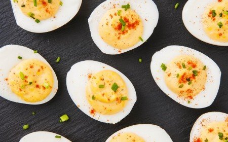 œufs farcis recettes œuf à la diable idée collation saine