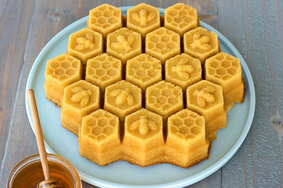 alternative au gâteau ruche d’abeille et nid d'abeilles gaufre à motifs