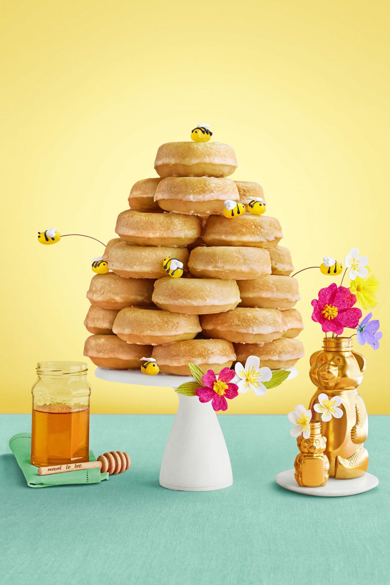 alternative gourmande au gâteau ruche d’abeille beignets au miel