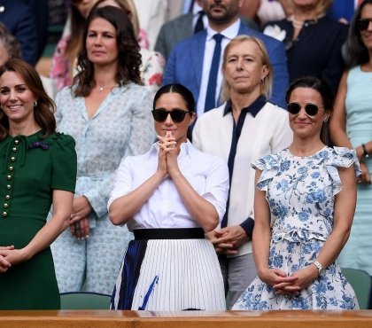 duchesse Kate Middleton en guerre froide avec meghan Markle pendant finale dames Wimbledon