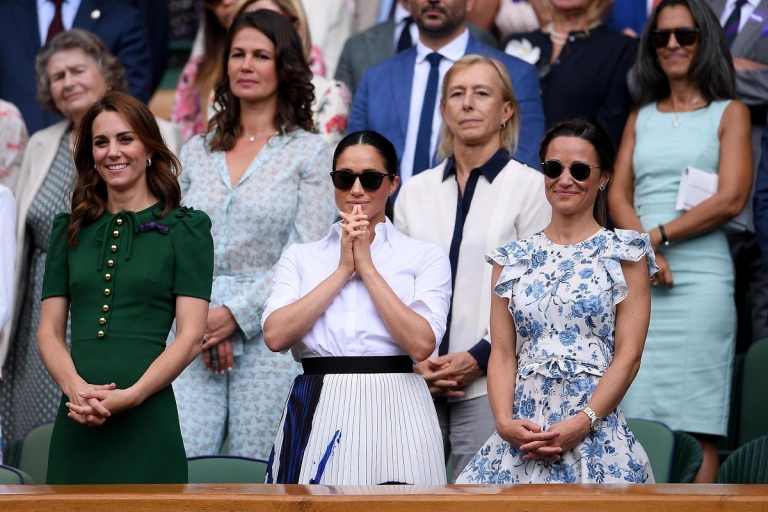 duchesse Kate Middleton en guerre froide avec meghan Markle pendant finale dames Wimbledon