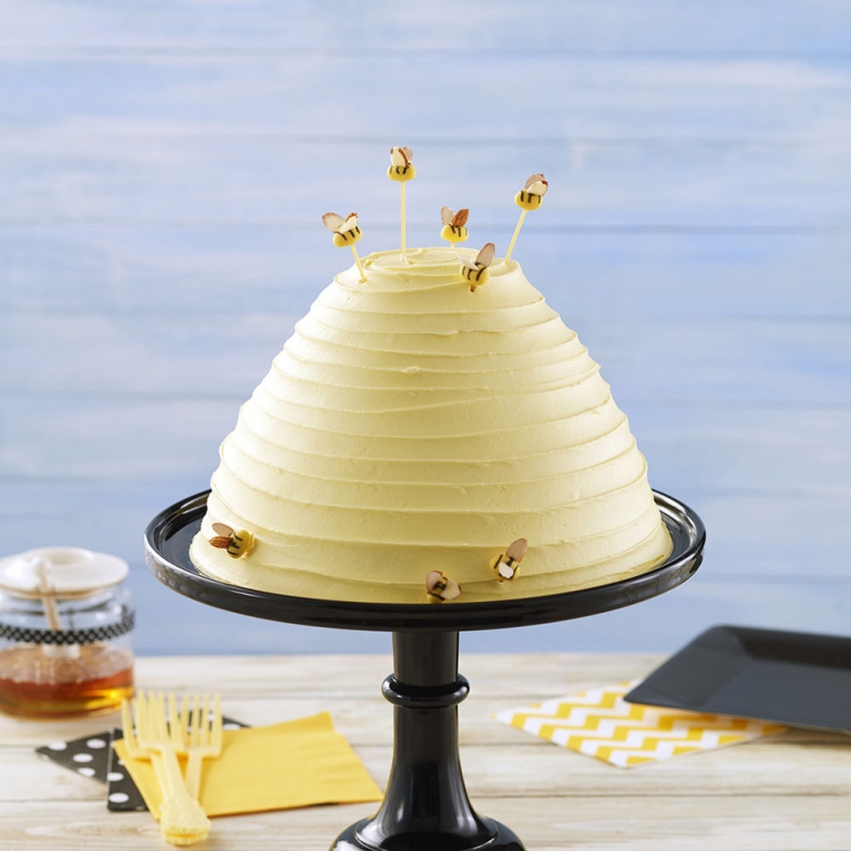 gâteau ruche d’abeille et nid d'abeilles recettes idées de décoration