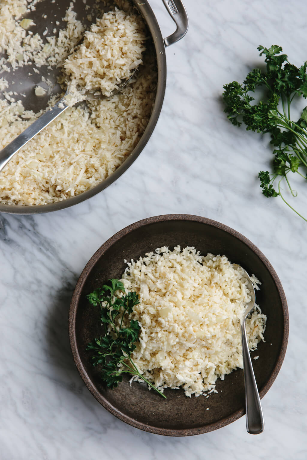 riz de chou-fleur facile préparer sans gluten pauvre calories régime léger riche fibres