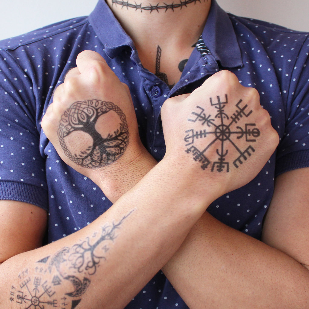 tatouage viking signification symboles divers mythologie scandinave