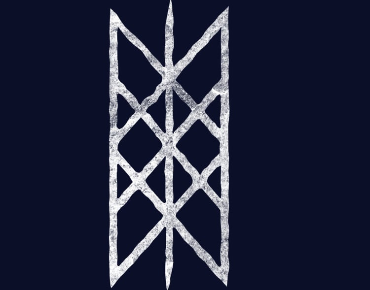 tatouage viking signification toile de Wyrd