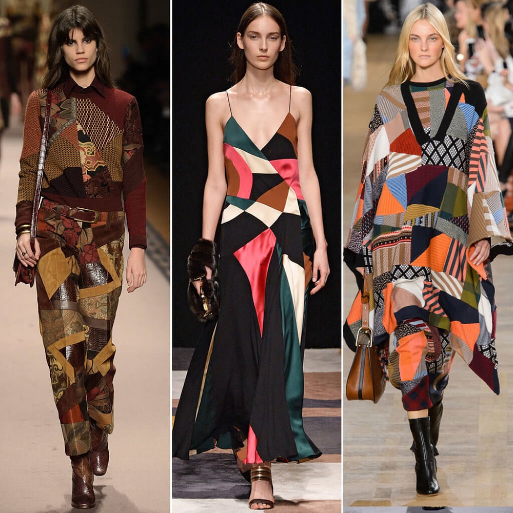 total look patchwork idées piochées défilés fashion week