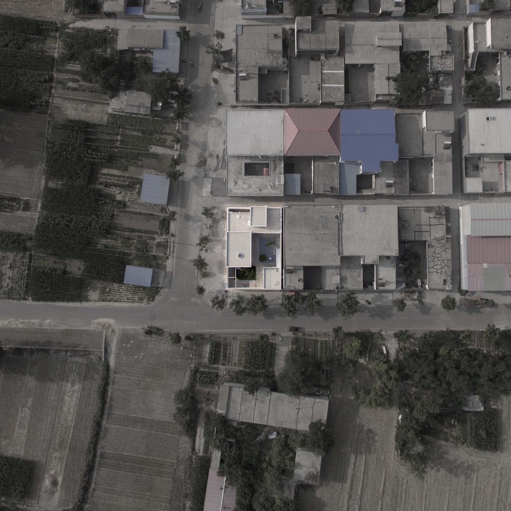 Boundary House vue à vol d'oiseau maison design Chine