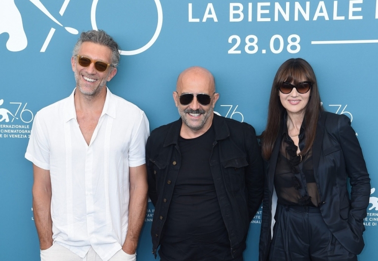 Monica Belluci et Vincent Cassel ensemble tapis rouge festival venise 2019 projection irréversible
