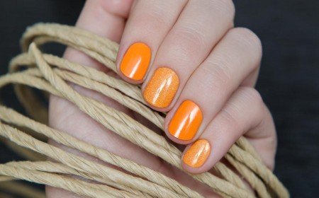 comment faire ongles en gel orange