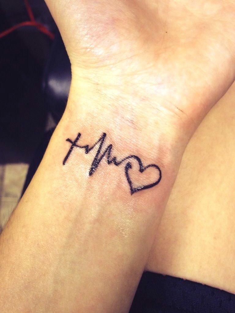 tatouage poignet symboles foi espoir amour idée populaire