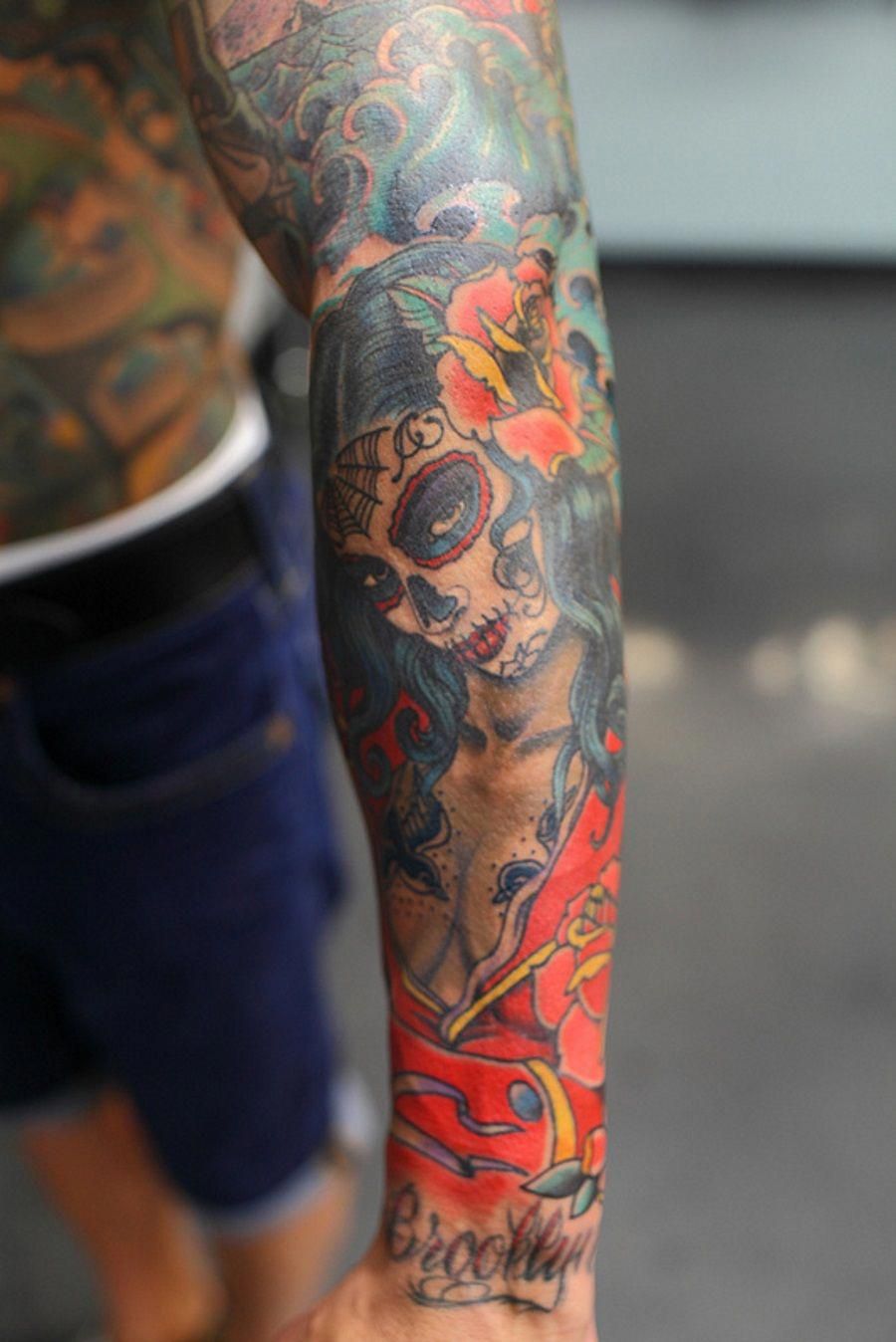 tattoo japonais oldschool avant bras homme