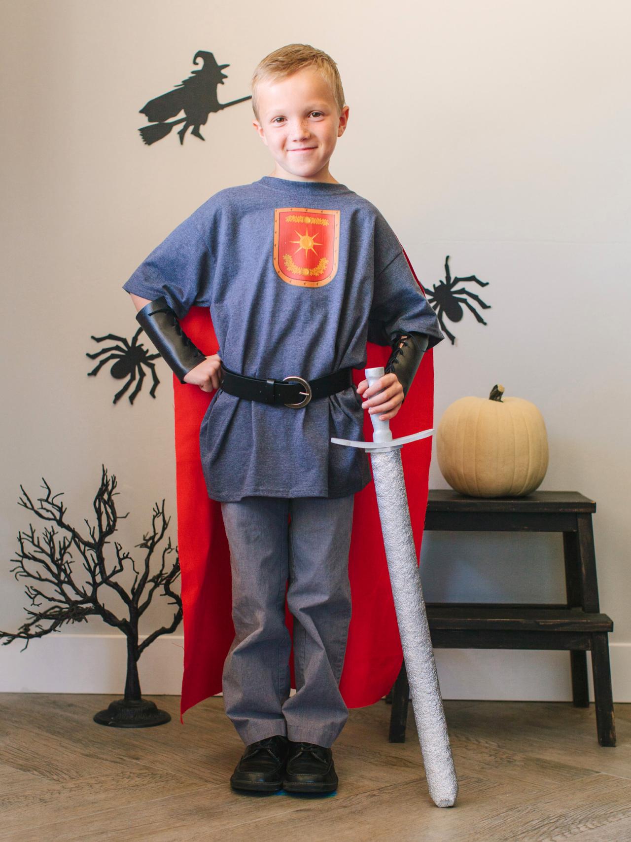 costume médiéval garçon déguisement chevalier Halloween