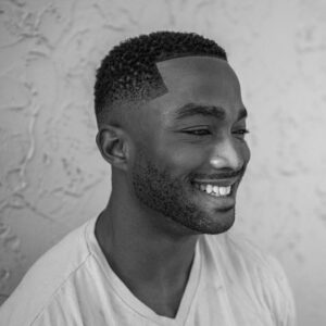 dégradé homme cheveux crépus