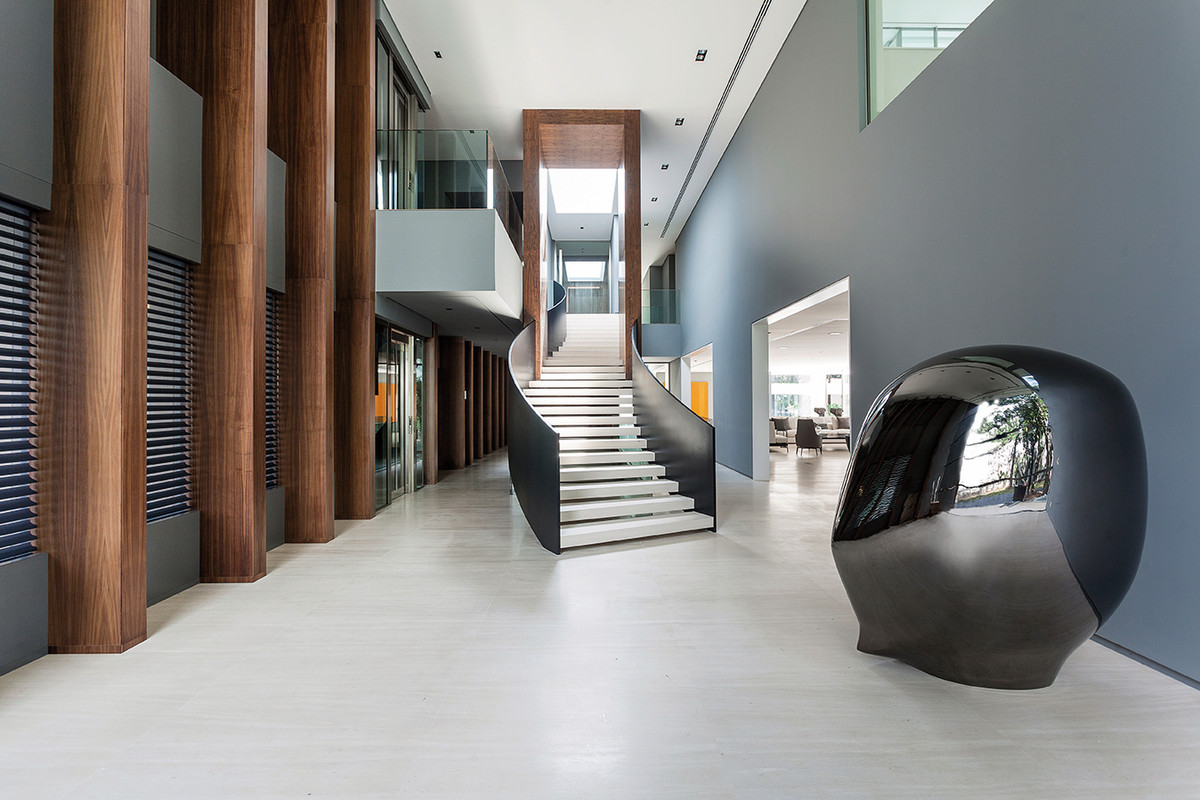 escalier moderne beton idées tendance intérieur contemporain