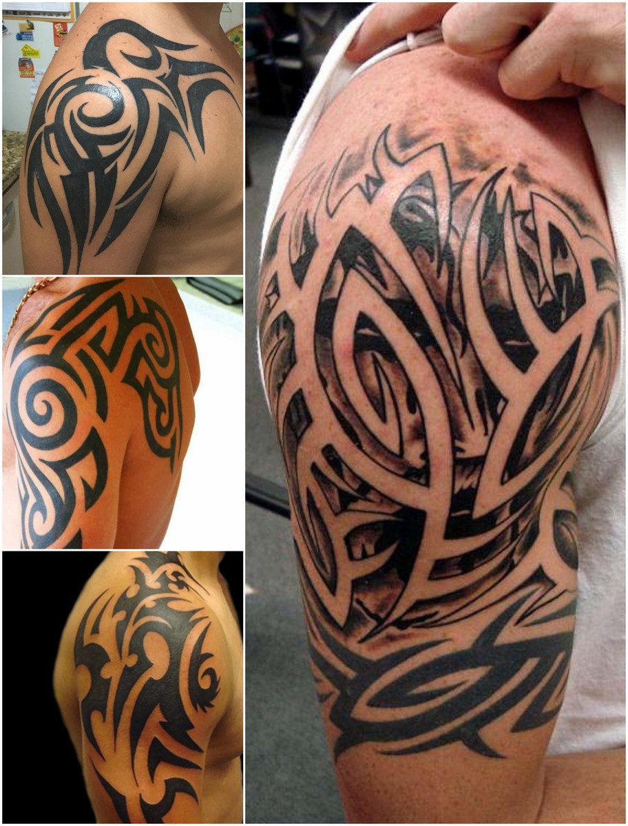idées tendance de tatouage tribal homme sur le bras