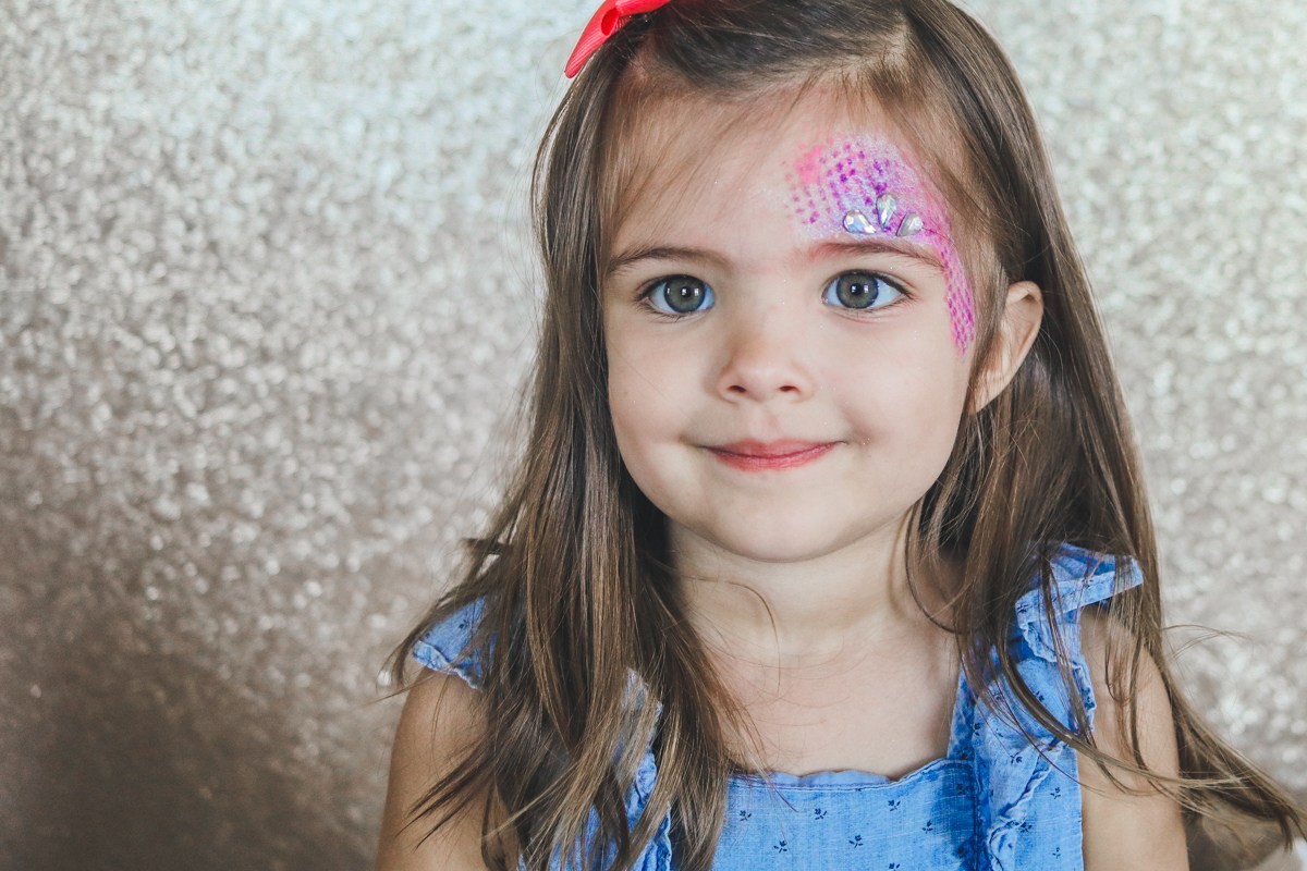 make-up princesse simple facile maquillage fille pour Halloween