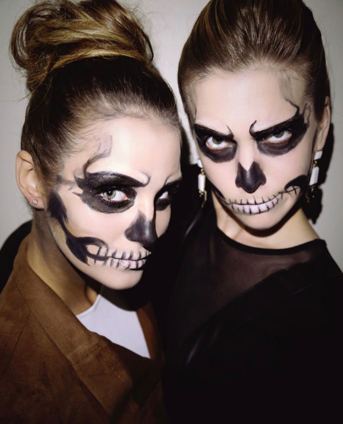 maquillage halloween femme squelette étape par étape tutoriel facile