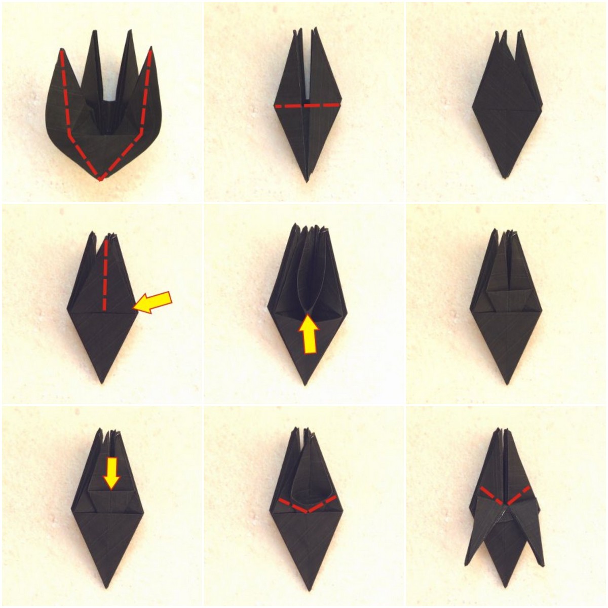 origami araignée Halloween tutoriel facile