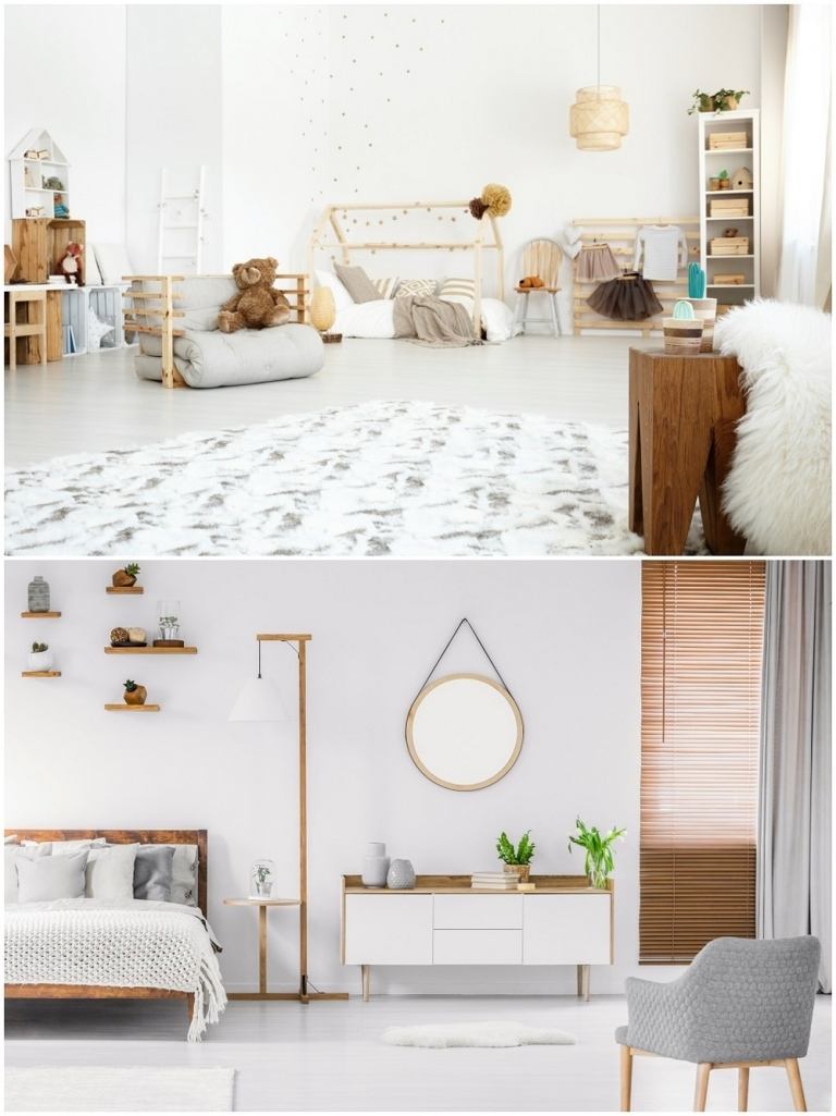 adopter la chaise scandinave dans la chambre à coucher enfant adulte