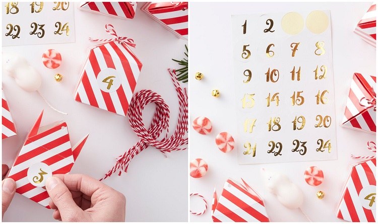 calendrier de l'avent diy original pour femmes enceintes