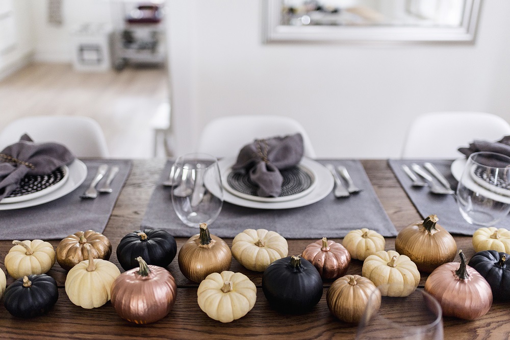 déco de table scandinave pour thanksgiving