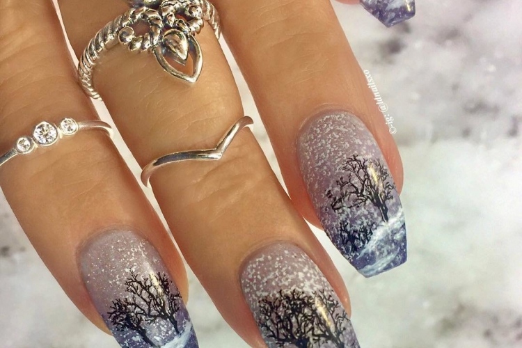 Ongle en gel hiver : les couleurs et les motifs à privilégier cette année