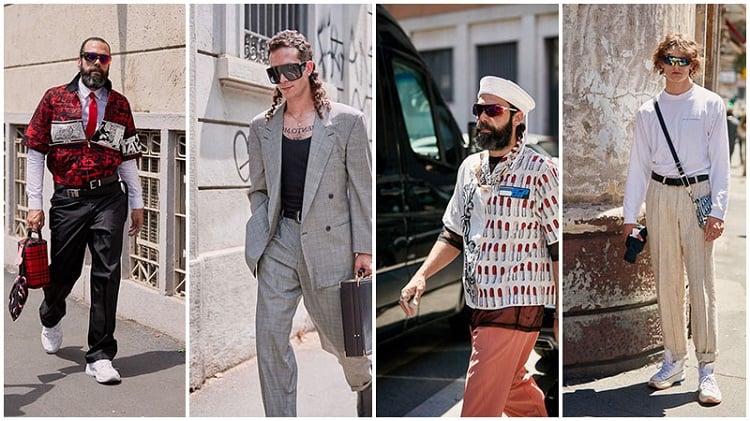 style urbain tendances mode homme printemps été 2020 looks bohème semaine de la mode