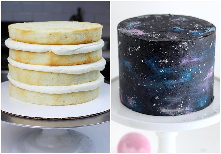 gâteau anniversaire thermomix espace galaxy cake maison facile