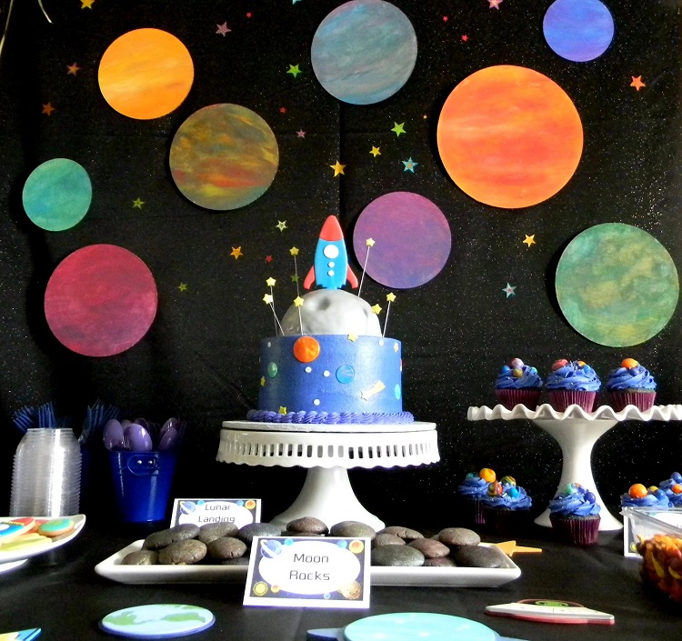 Deco Anniversaire Espace Originale Idees A Copier